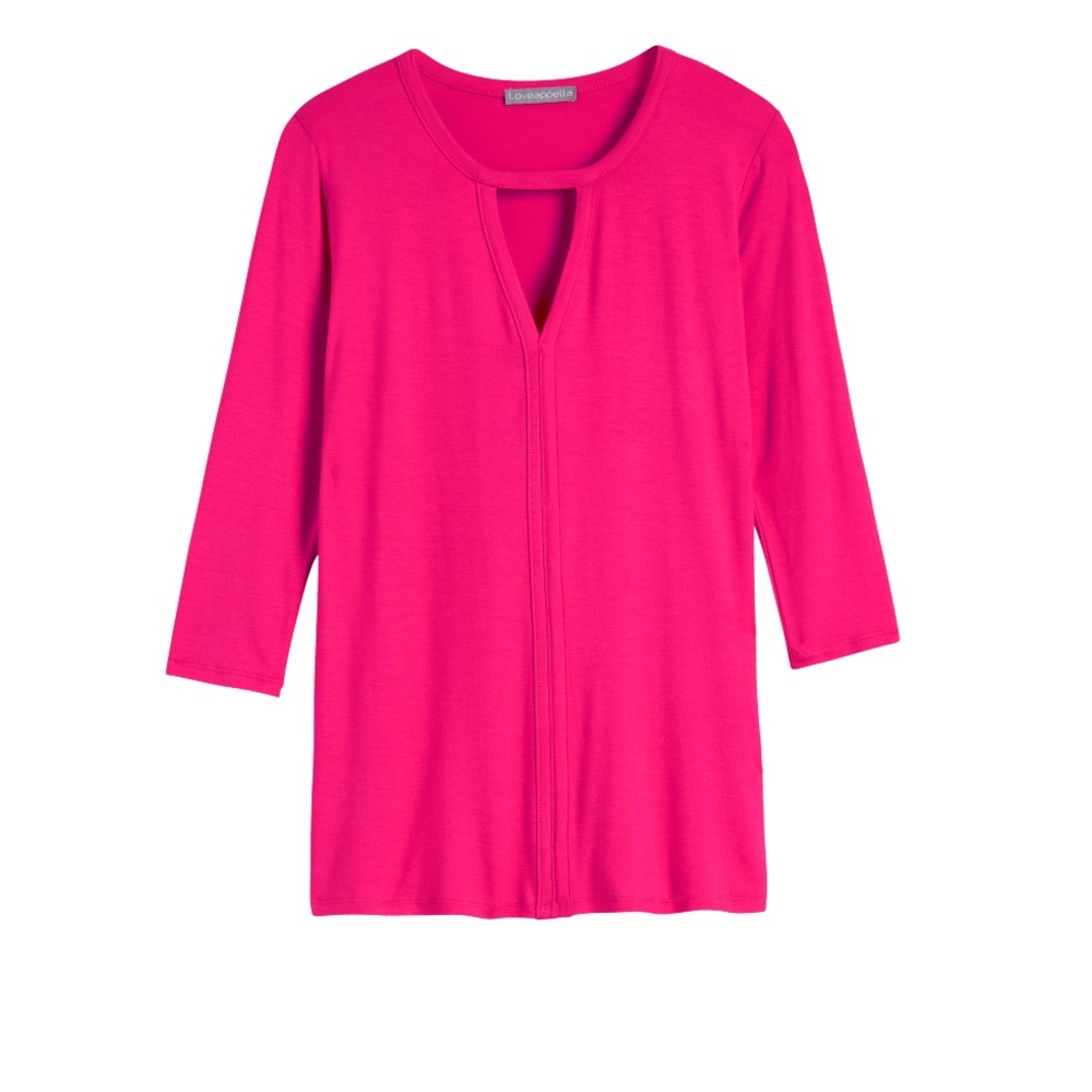 Keyhole knit top